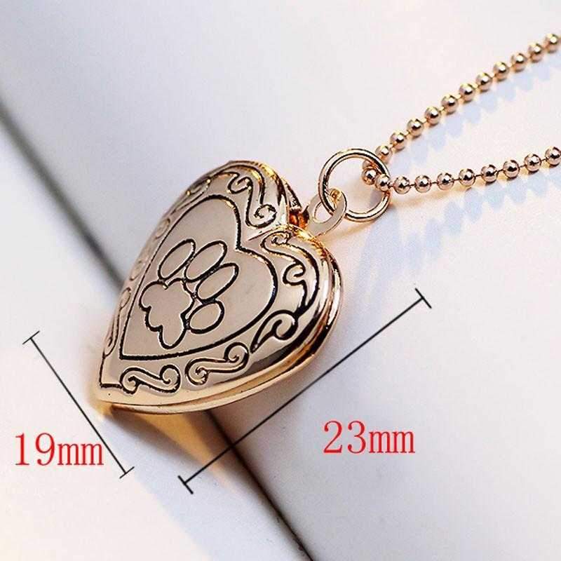 Heart Dog Memorial Locket PendantDoggyTopia