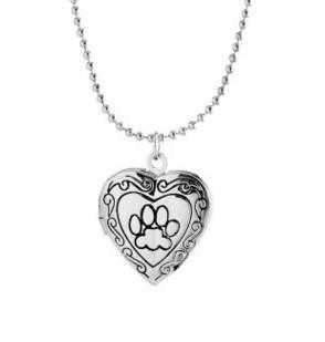 Heart Dog Memorial Locket PendantDoggyTopia