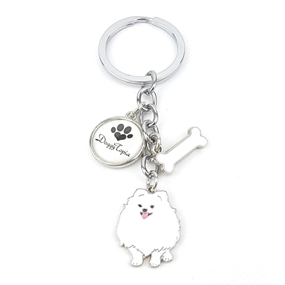 Key Ring Pomeranian - Key Rings from . at DoggyTopia