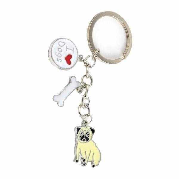 Pug Key RingDoggyTopia