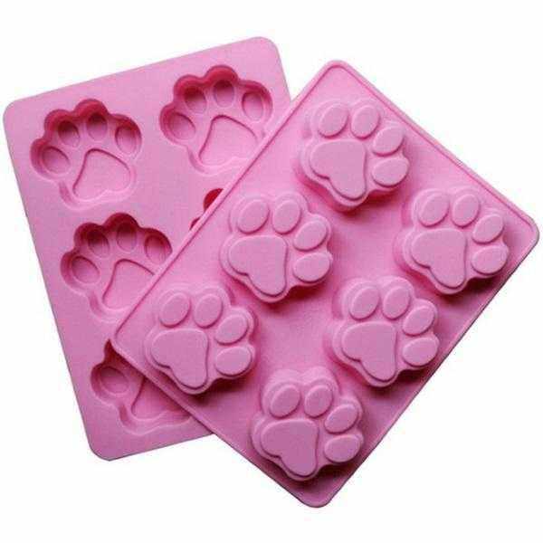 Silicone Paw Dog Ice Cube Tray LargeDoggyTopia