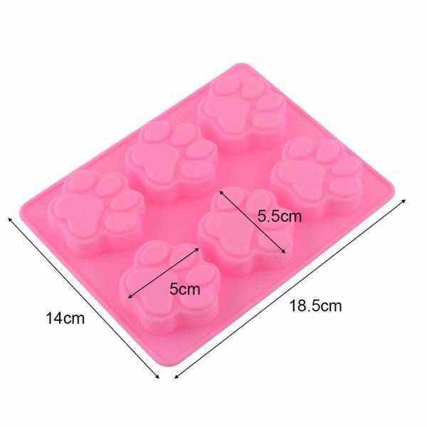 Silicone Paw Dog Ice Cube Tray LargeDoggyTopia