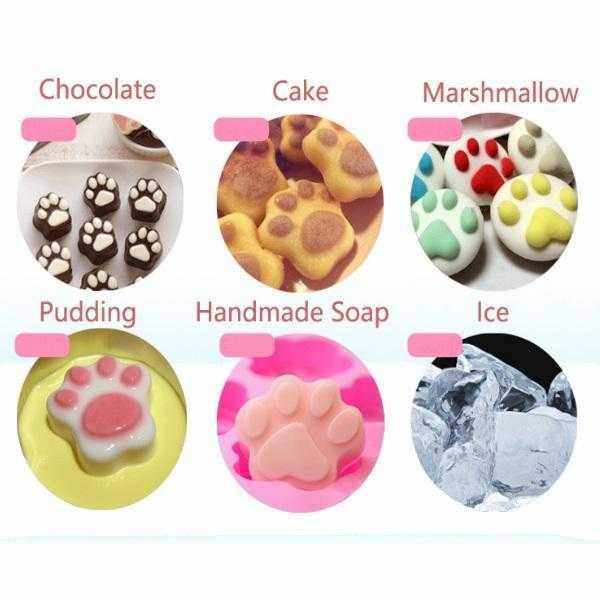 Silicone Paw Dog Ice Cube Tray LargeDoggyTopia