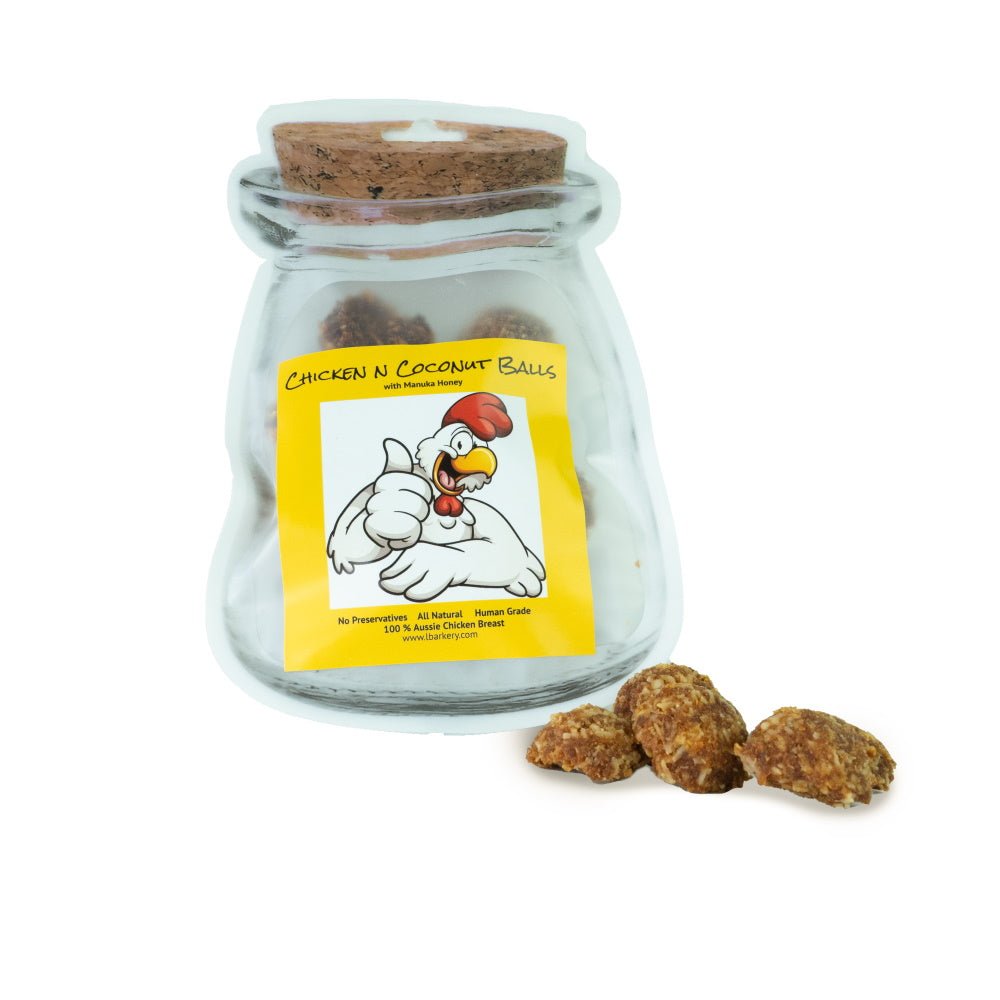 L'Barkery Chicken & Coconut Balls - Treats from L'Barkery at DoggyTopia