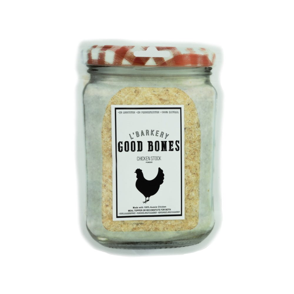 L'Barkery Good Bones Chicken Stock - Meal Topper from L'Barkery at DoggyTopia