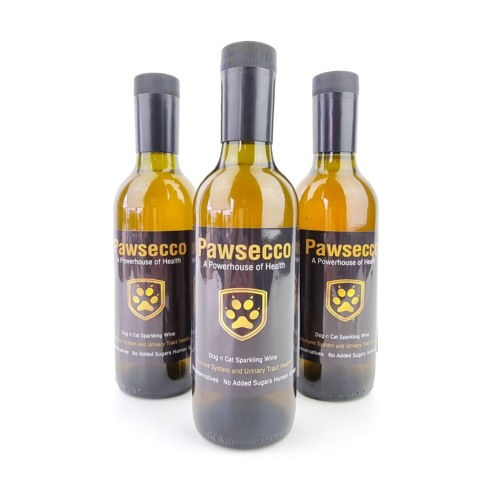 L'Barkery Pawsecco Sparkling Wine Bottle - Beverages from L'Barkery at DoggyTopia