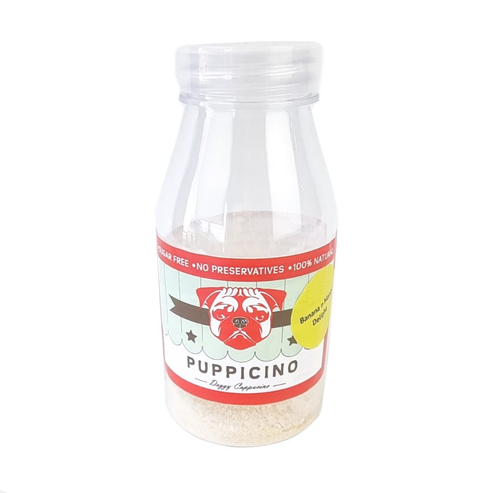 L'Barkery Puppicino Banana n Mango Delight Shaker + Pre Mix - Beverages from Sale at DoggyTopia