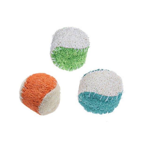 Loofah Ball Dental Toy - Small - Dental Toys from . at DoggyTopia