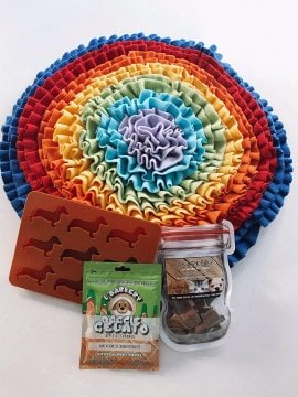 Over The Rainbow Snuffle Mat - Snuffle Mats from . at DoggyTopia