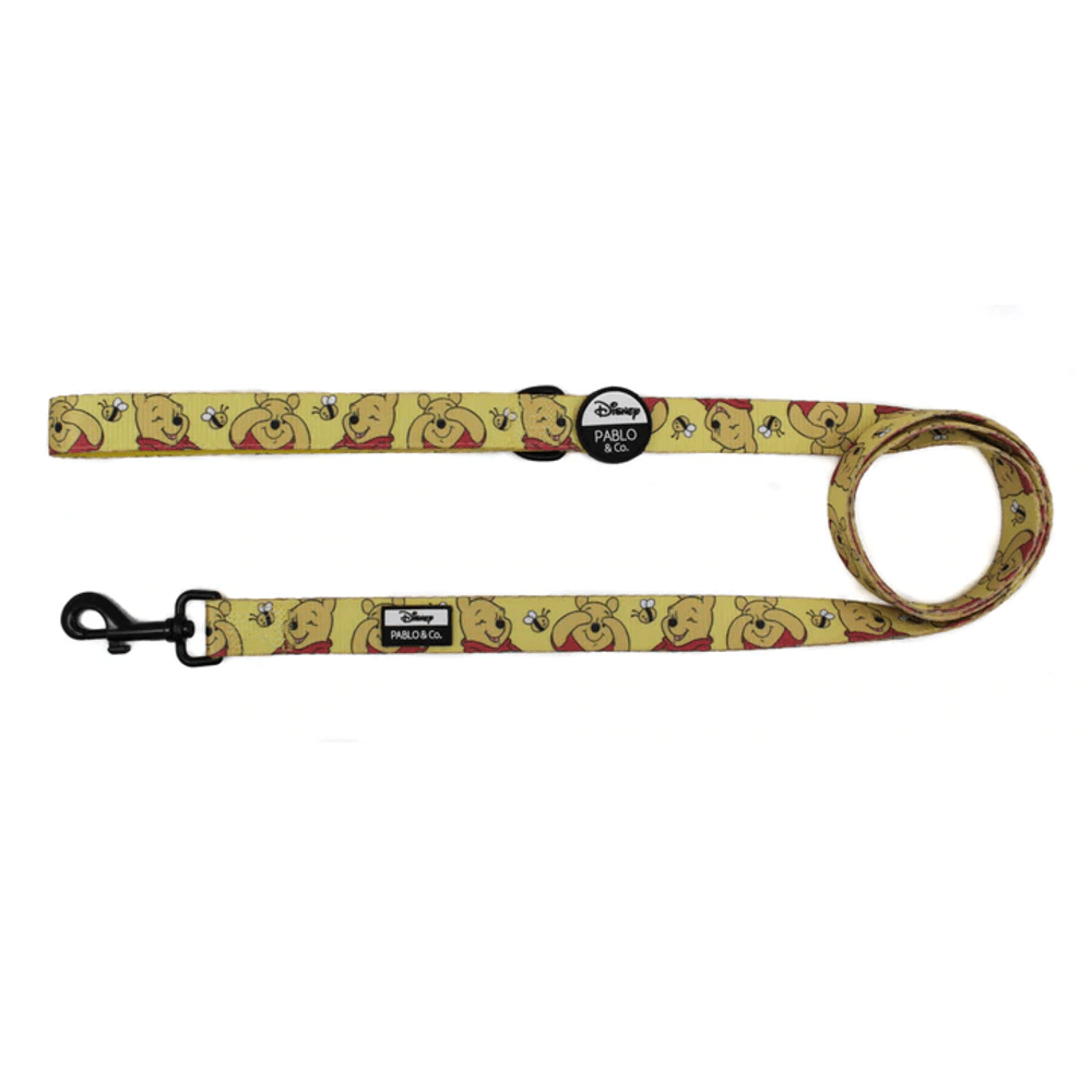 Pablo & Co Winnie the Pooh & Bee's: Dog Leash - Leashes & Leads from Pablo & Co Disney at DoggyTopia