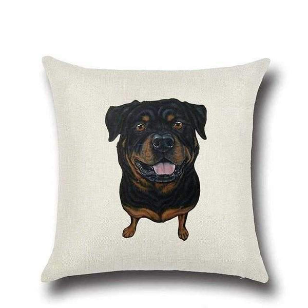 Rottweiler Cushion Cotton/LinenDoggyTopia