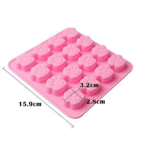 Silicone Ice Cube Tray - Paw Dog - SmallDoggyTopia