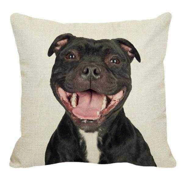 Staffy CushionDoggyTopia